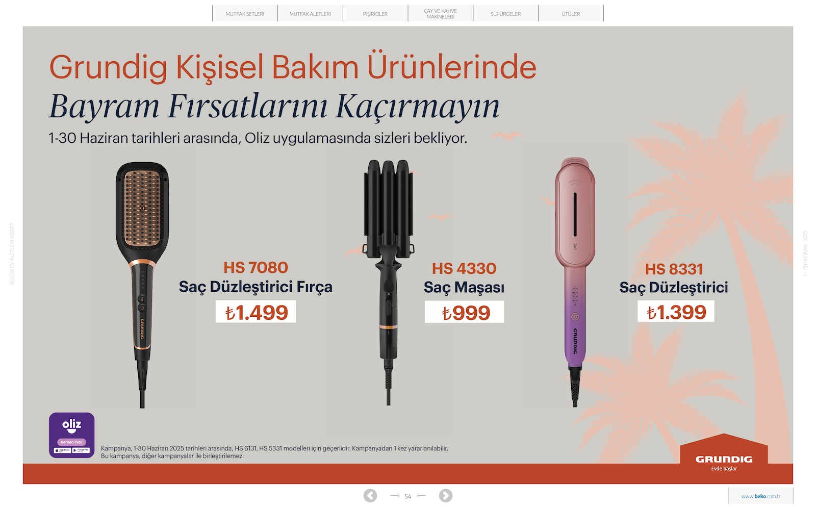 Küçük Ev Aletleri Broşürü - Sayfa 54