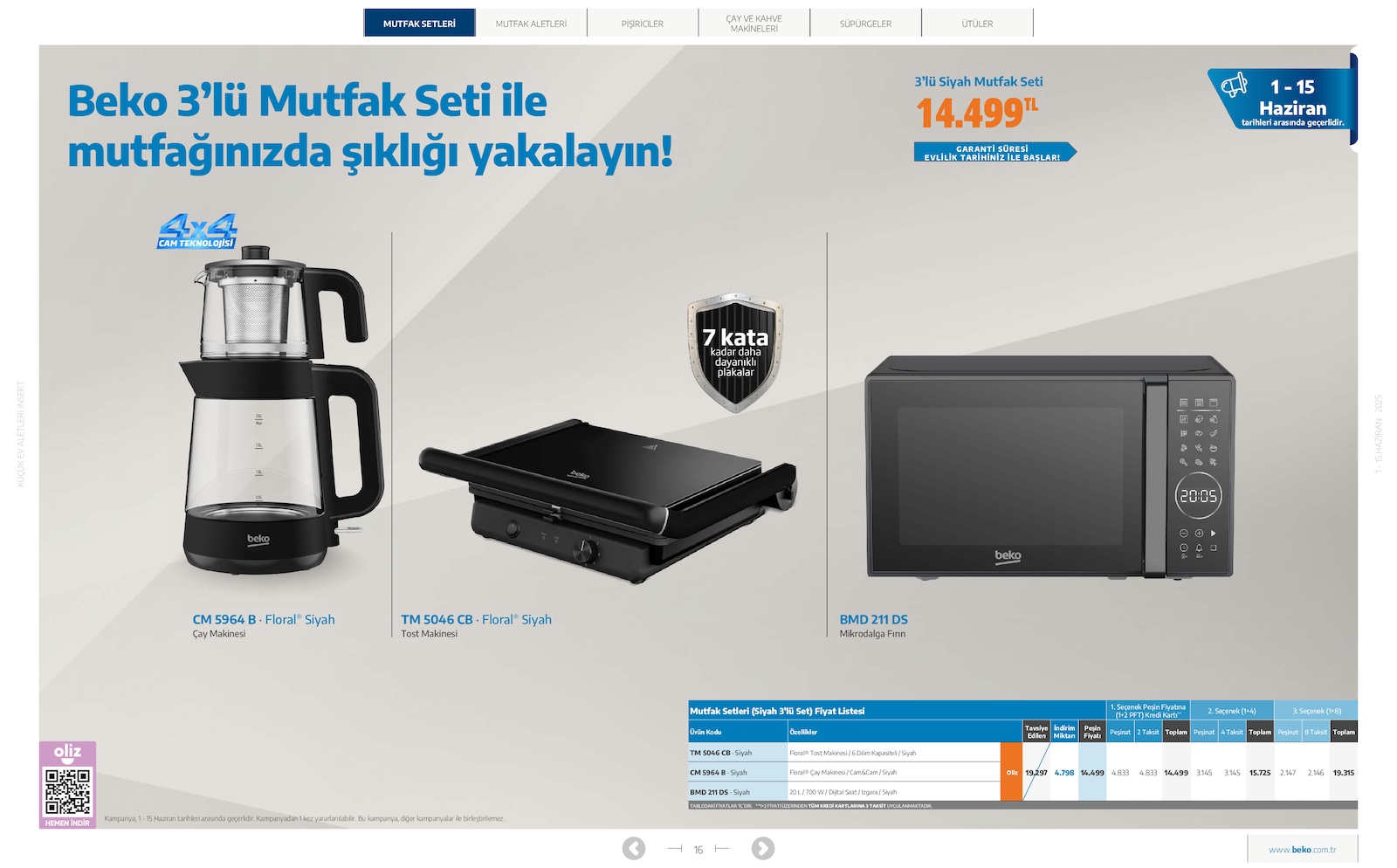 Küçük Ev Aletleri Broşürü - Sayfa 16