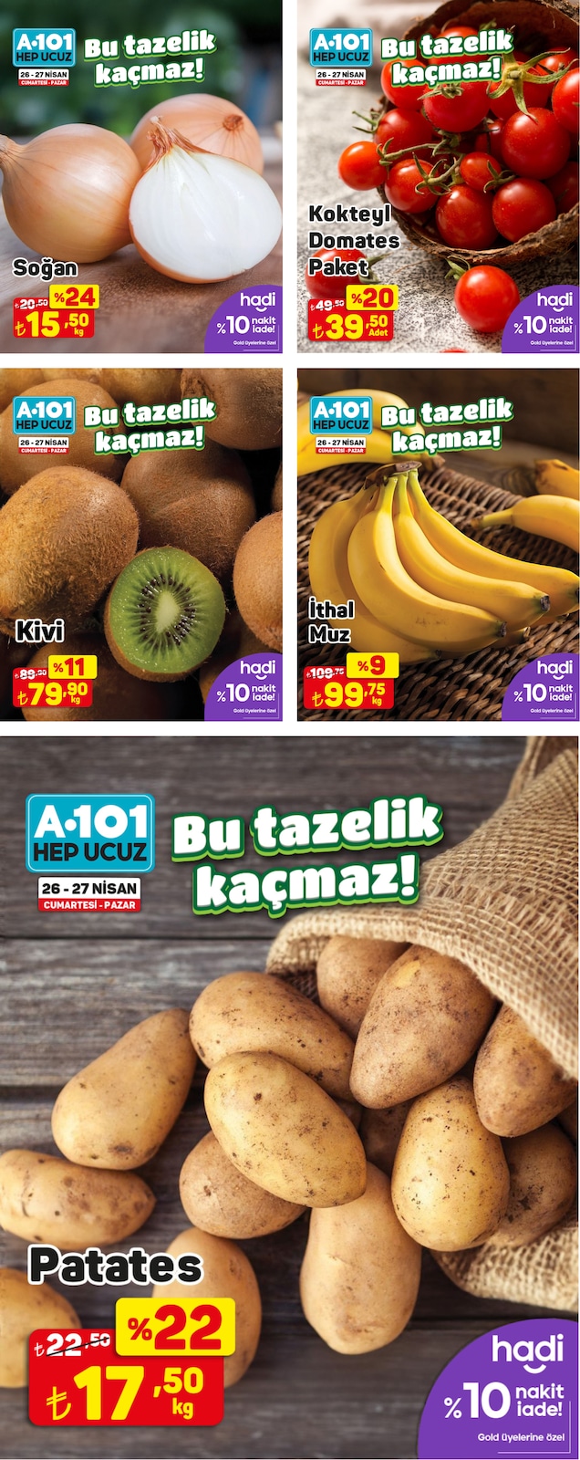 Hafta Sonu İndirim Broşürü - Sayfa 1