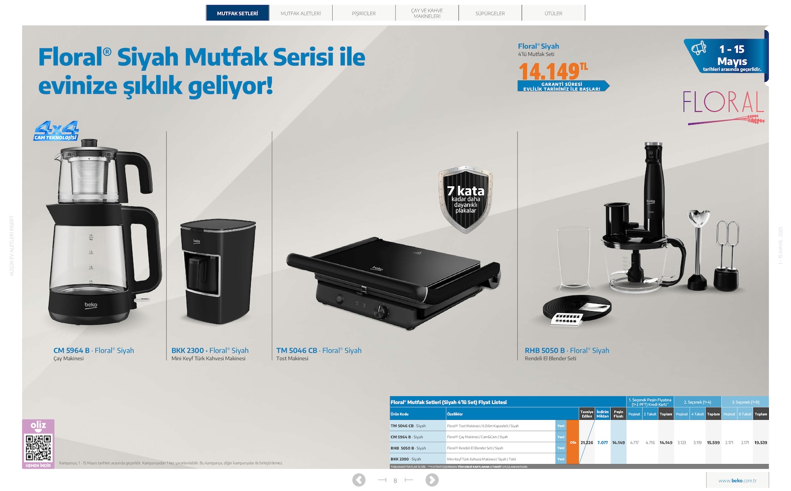 Küçük Ev Aletleri Broşürü - Sayfa 8