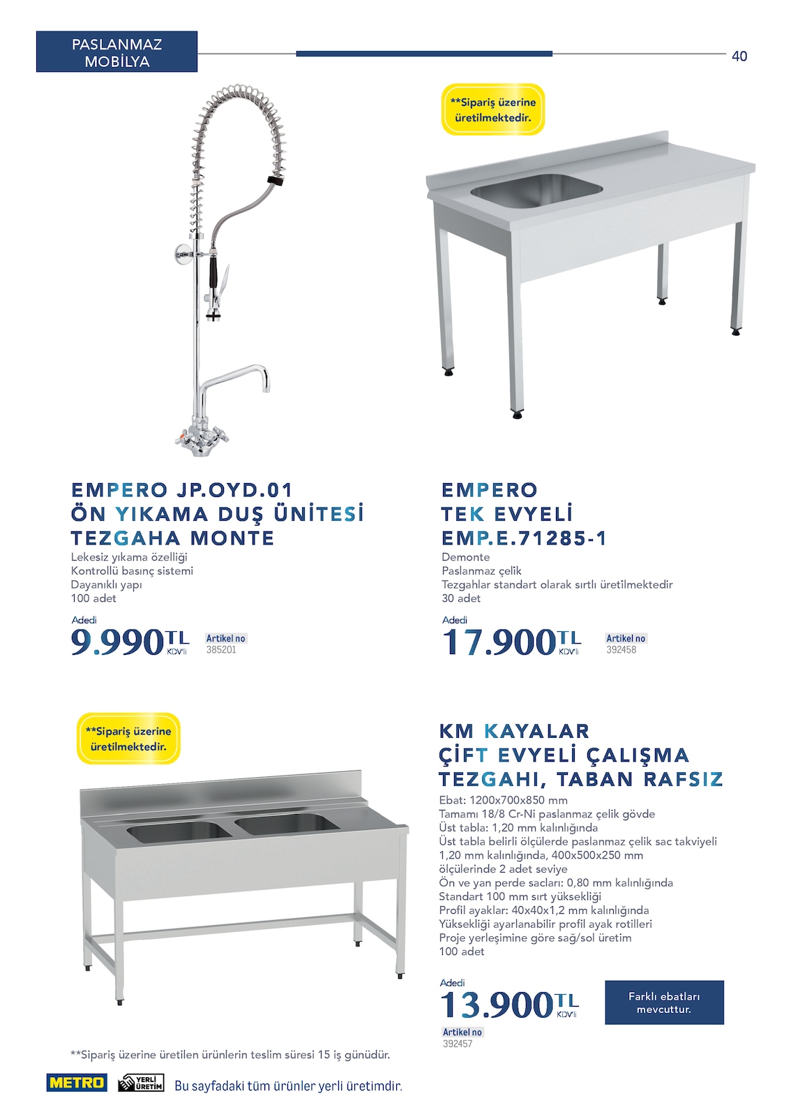 Horeca Profesyonel Çözümler - Sayfa 40
