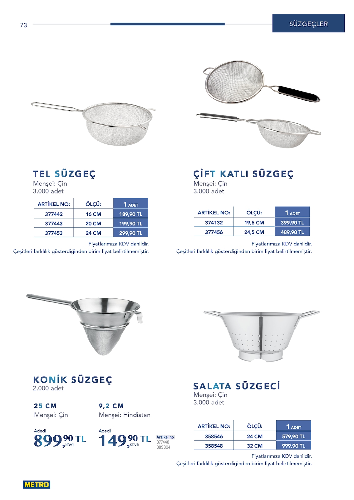 Horeca Profesyonel Çözümler - Sayfa 73