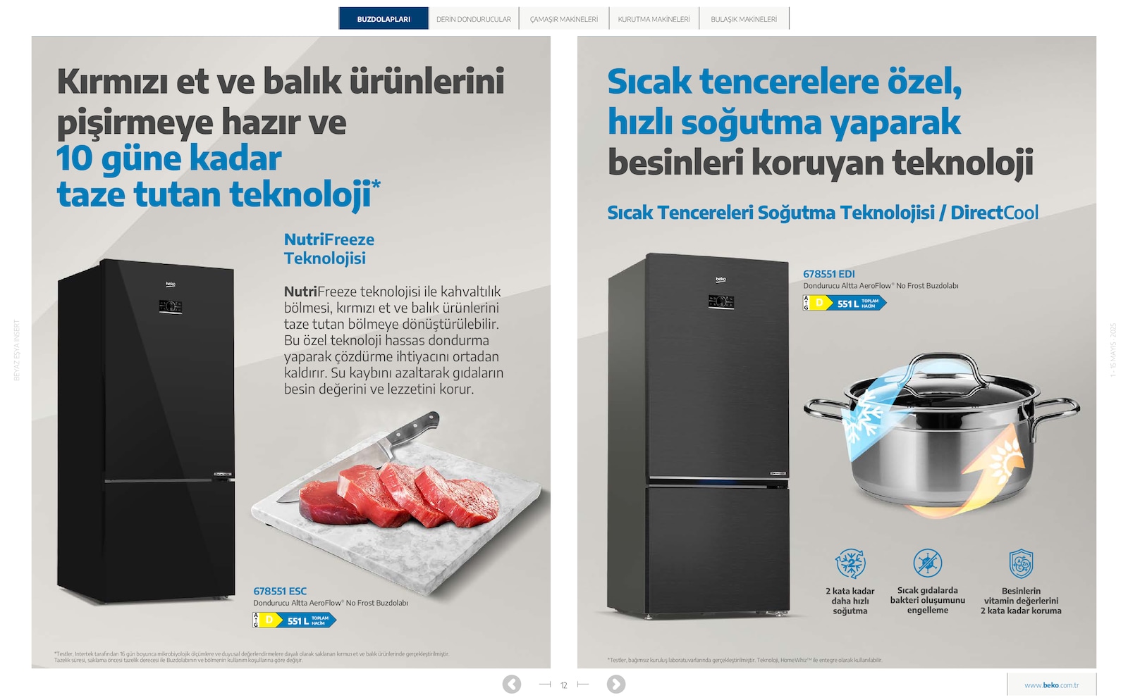 Beyaz Eşya Broşürü - Sayfa 12