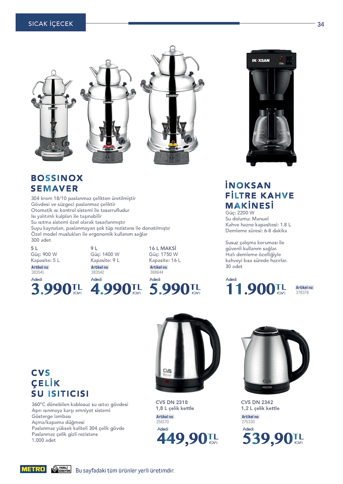 Horeca Profesyonel Çözümler - Sayfa 34