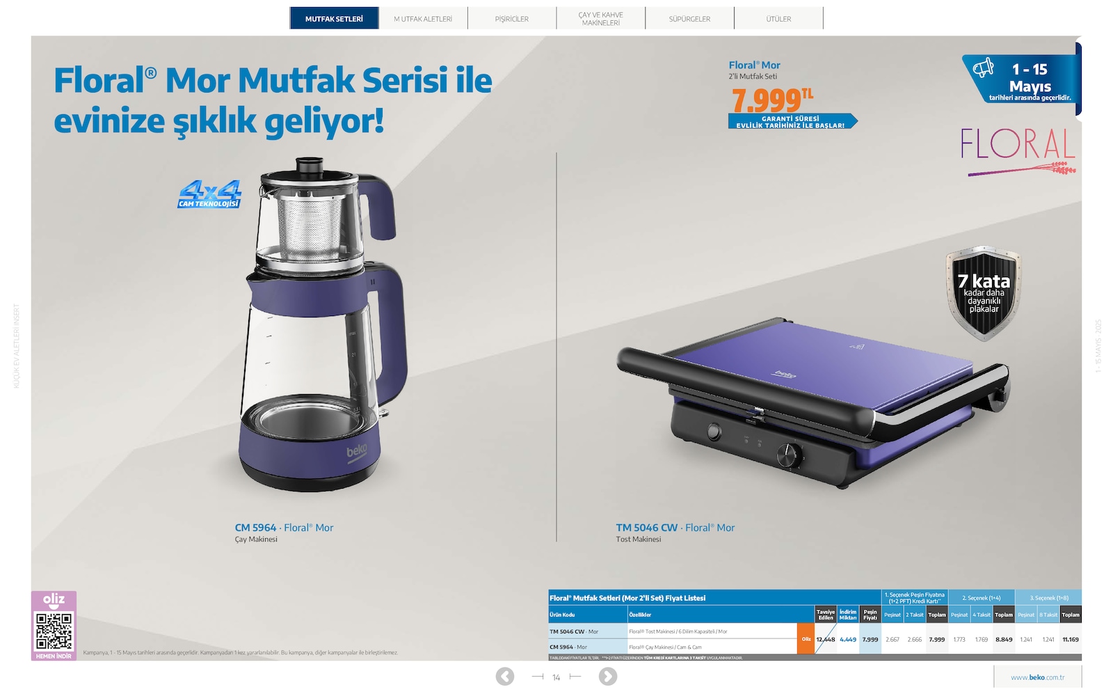 Küçük Ev Aletleri Broşürü - Sayfa 14