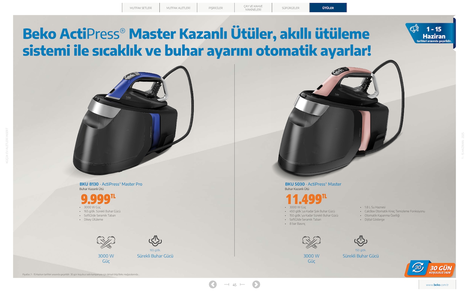 Küçük Ev Aletleri Broşürü - Sayfa 45