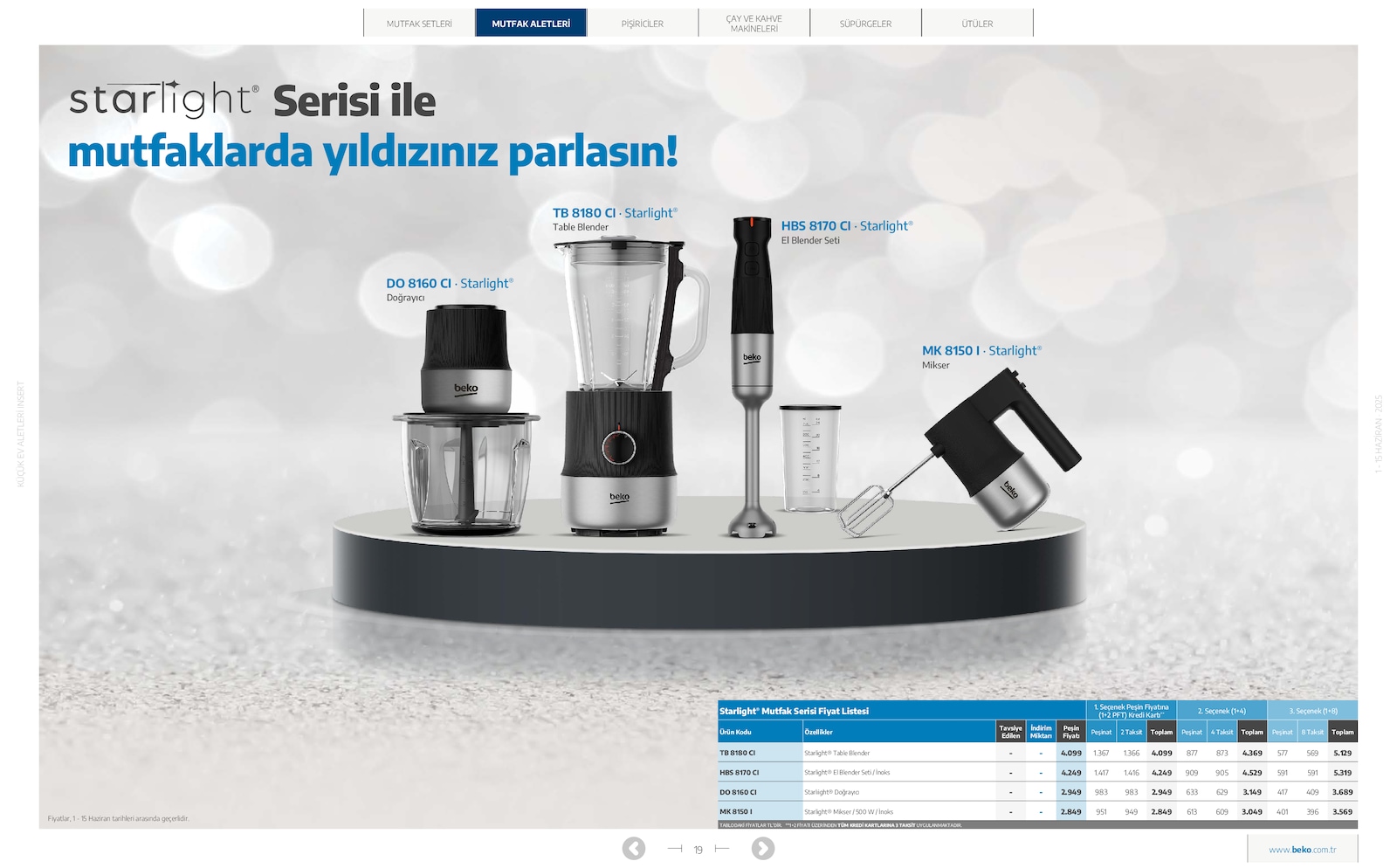Küçük Ev Aletleri Broşürü - Sayfa 19
