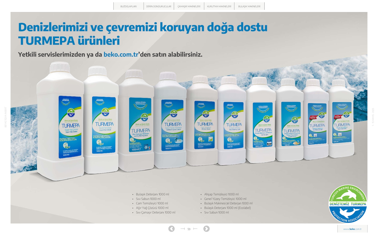 Beyaz Eşya Broşürü - Sayfa 59