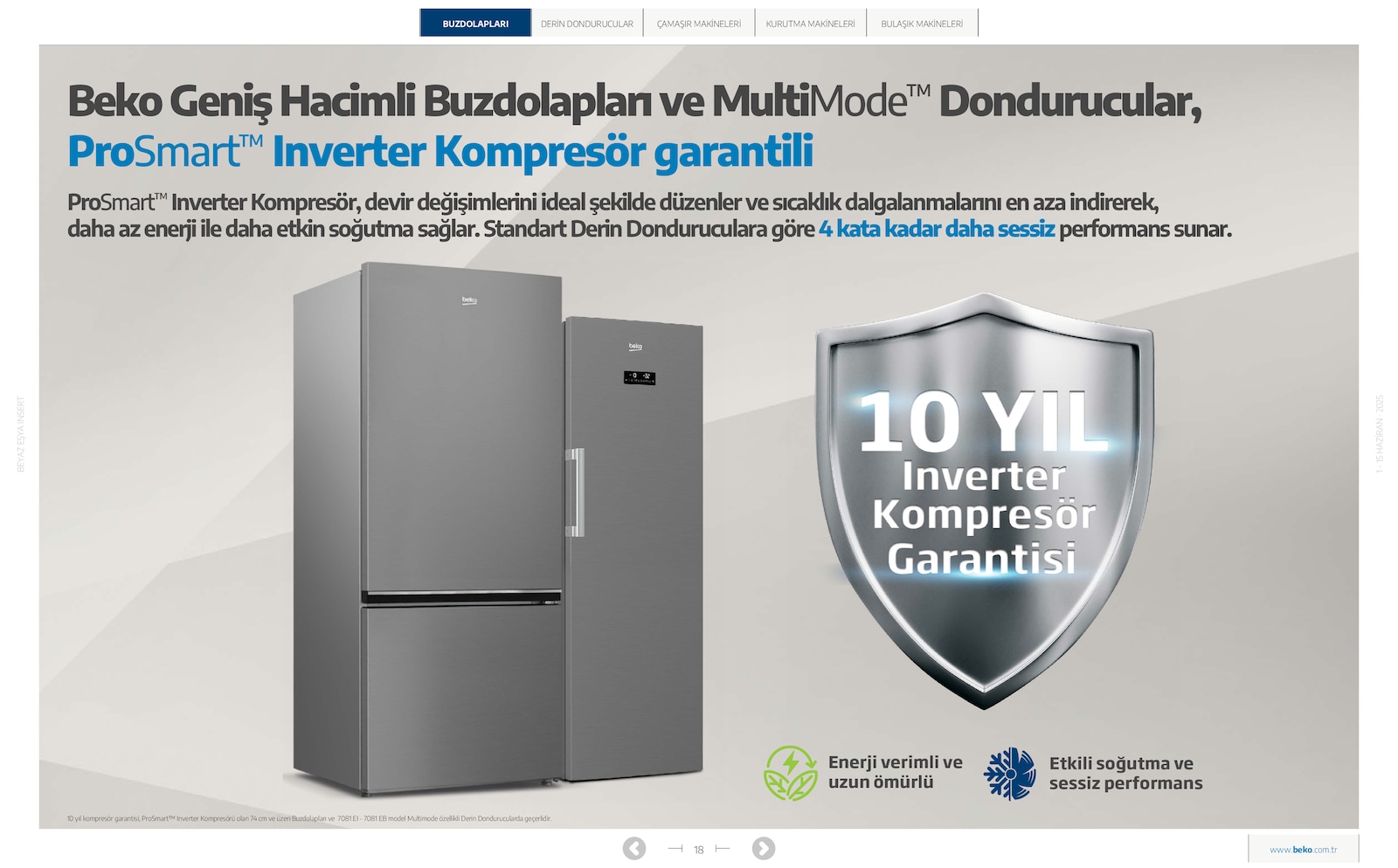 Beyaz Eşya Broşürü - Sayfa 18