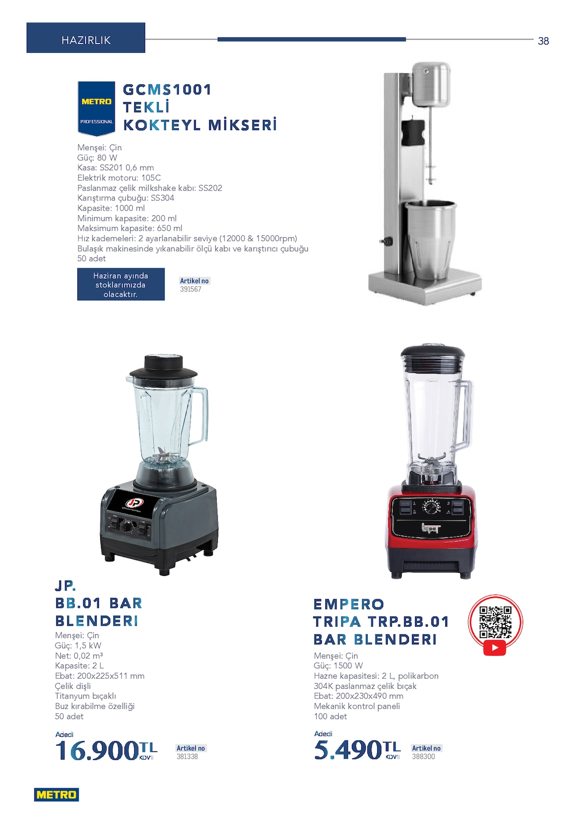 Horeca Profesyonel Çözümler - Sayfa 38