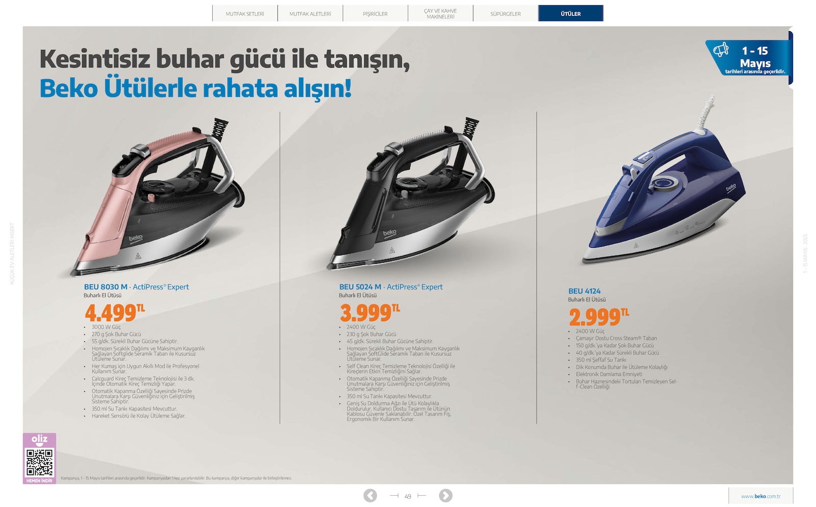 Küçük Ev Aletleri Broşürü - Sayfa 49