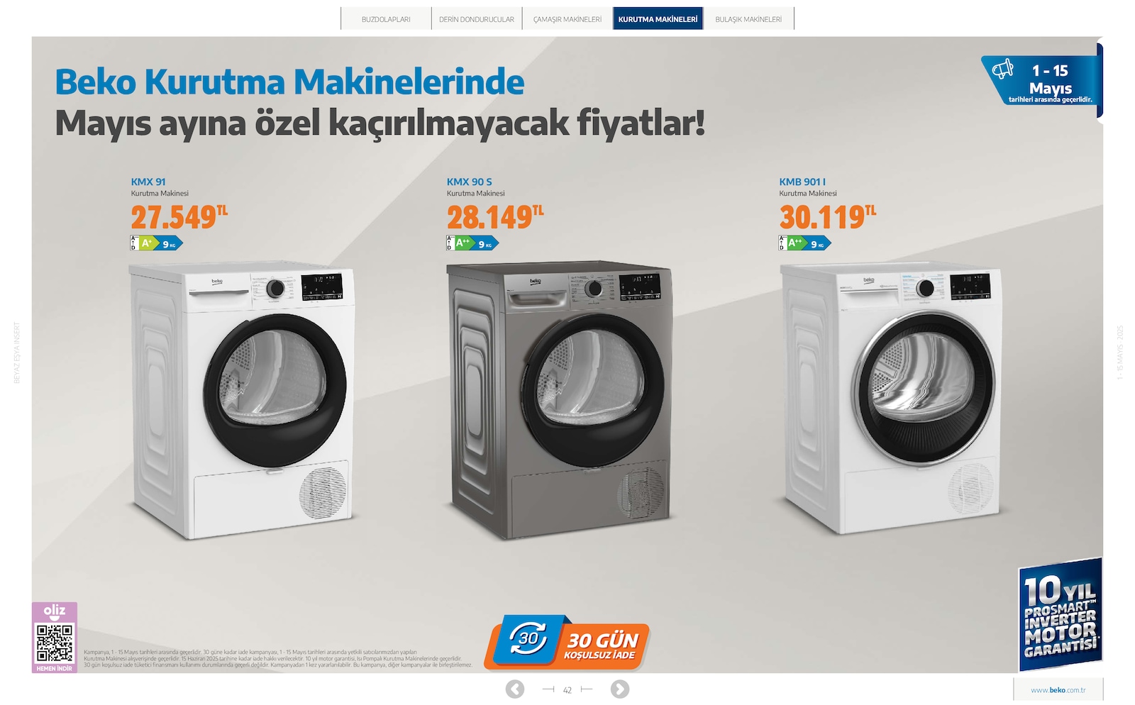 Beyaz Eşya Broşürü - Sayfa 42