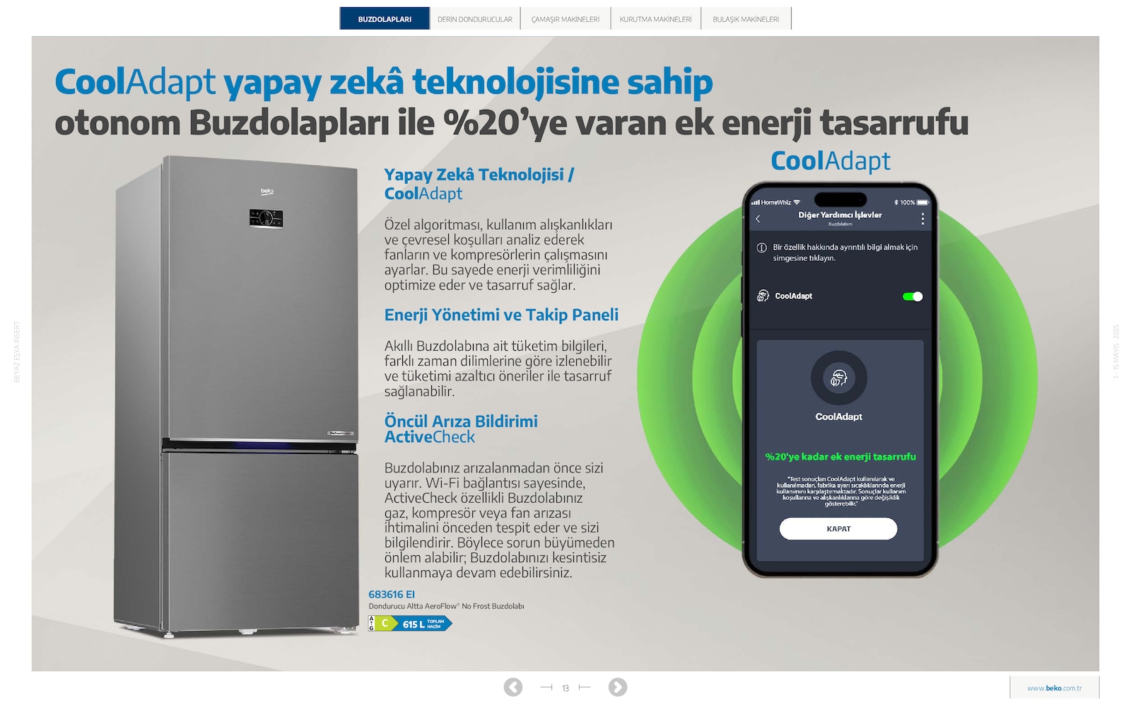 Beyaz Eşya Broşürü - Sayfa 13
