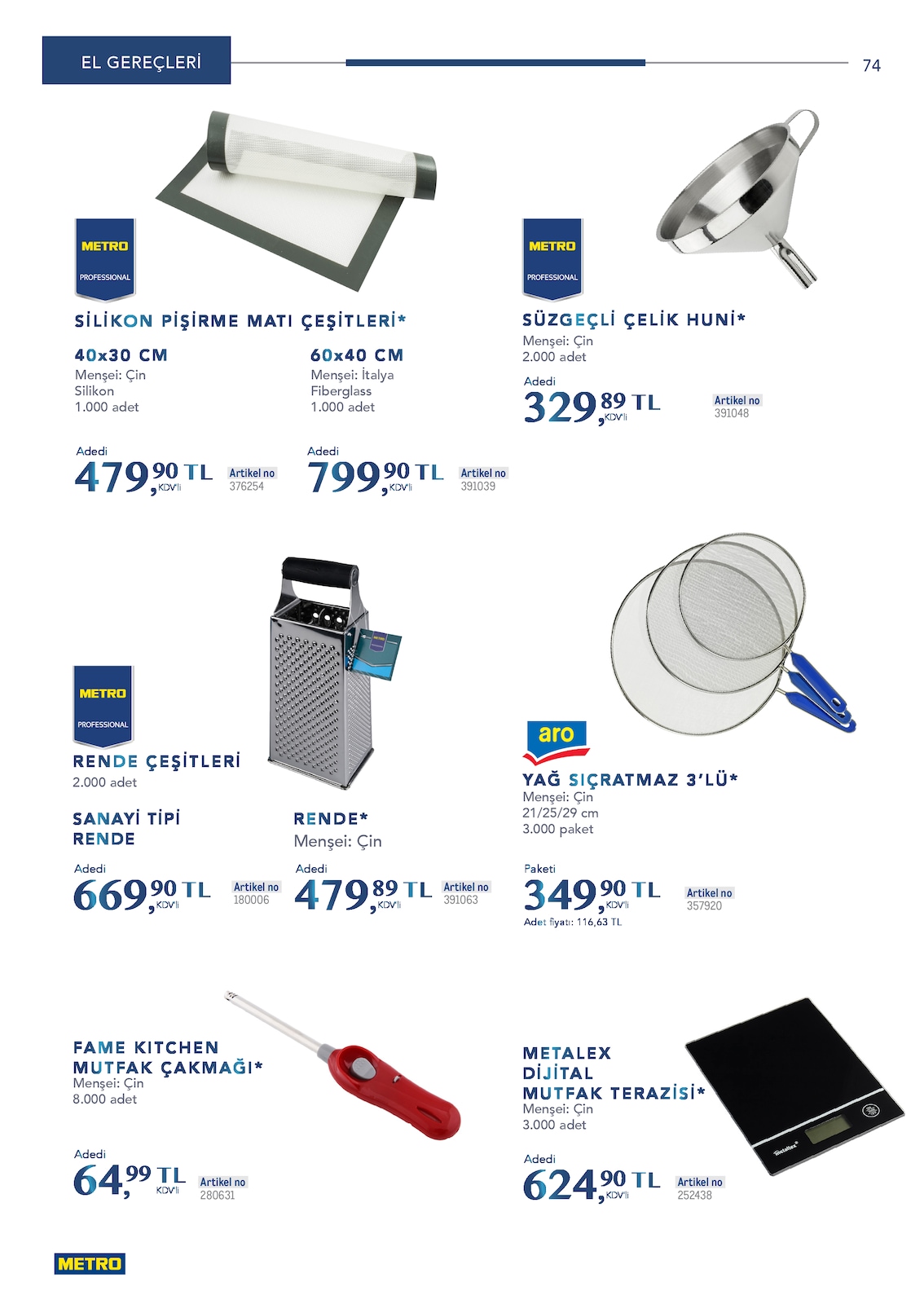 Horeca Profesyonel Çözümler - Sayfa 74