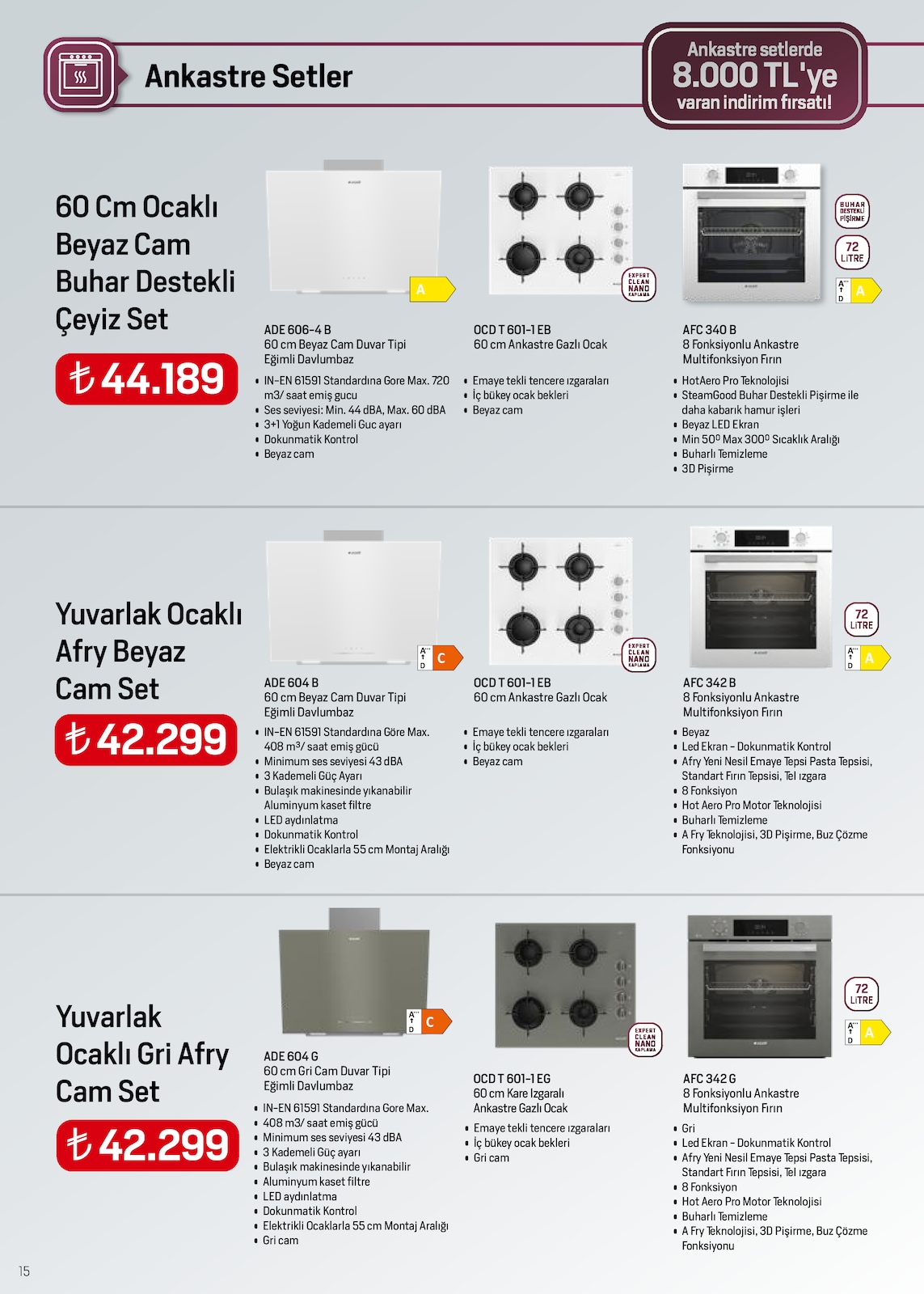 Ankastre Broşürü - Sayfa 15