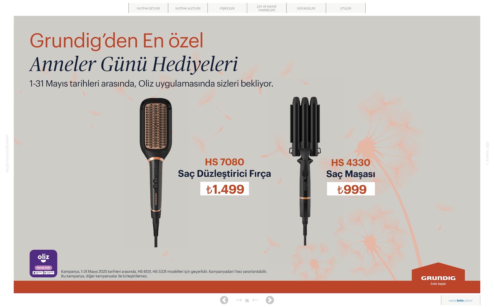 Küçük Ev Aletleri Broşürü - Sayfa 56