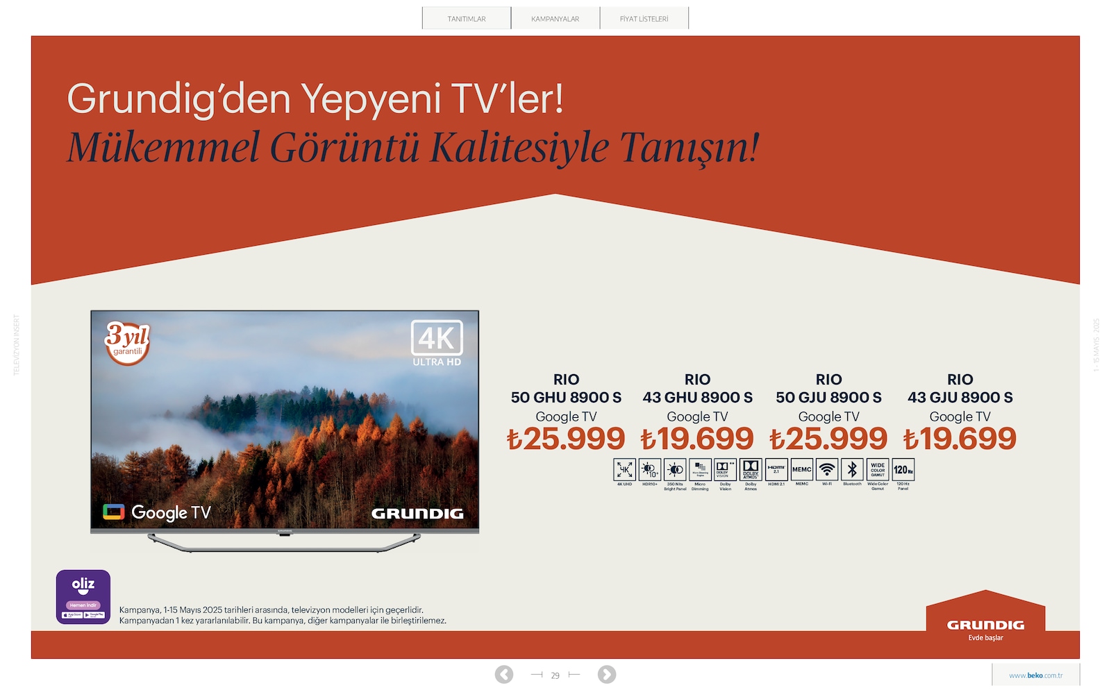 Elektronik TV Broşürü - Sayfa 29