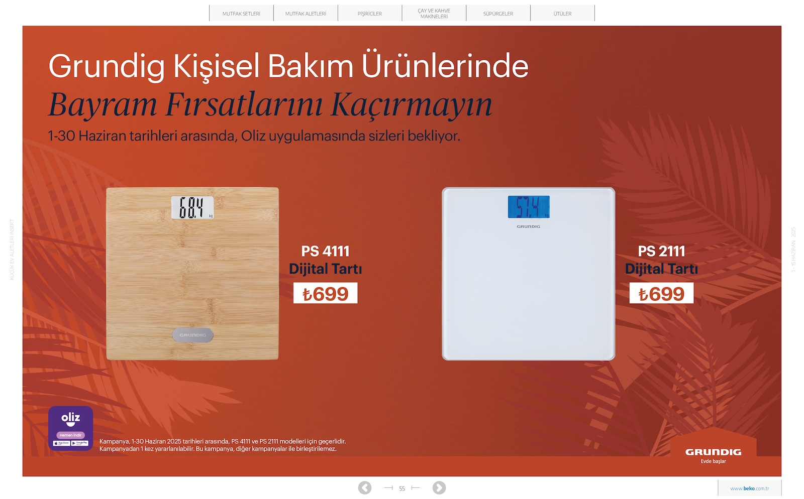 Küçük Ev Aletleri Broşürü - Sayfa 55