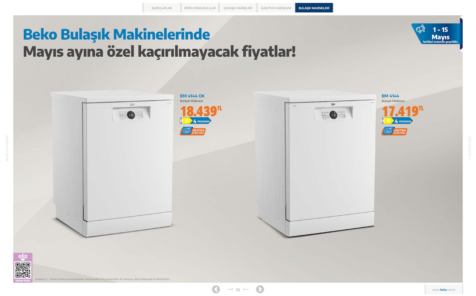 Beyaz Eşya Broşürü - Sayfa 50