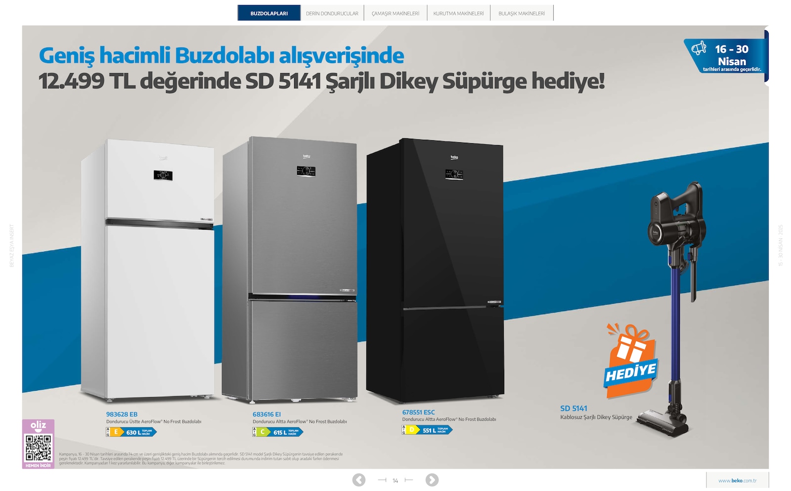 Beyaz Eşya Broşürü - Sayfa 14