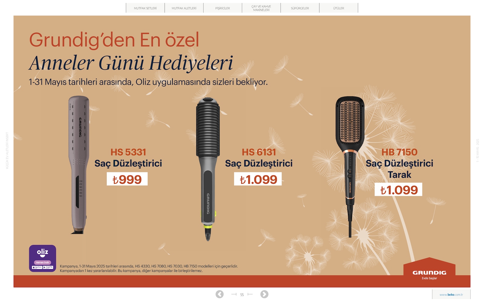 Küçük Ev Aletleri Broşürü - Sayfa 55