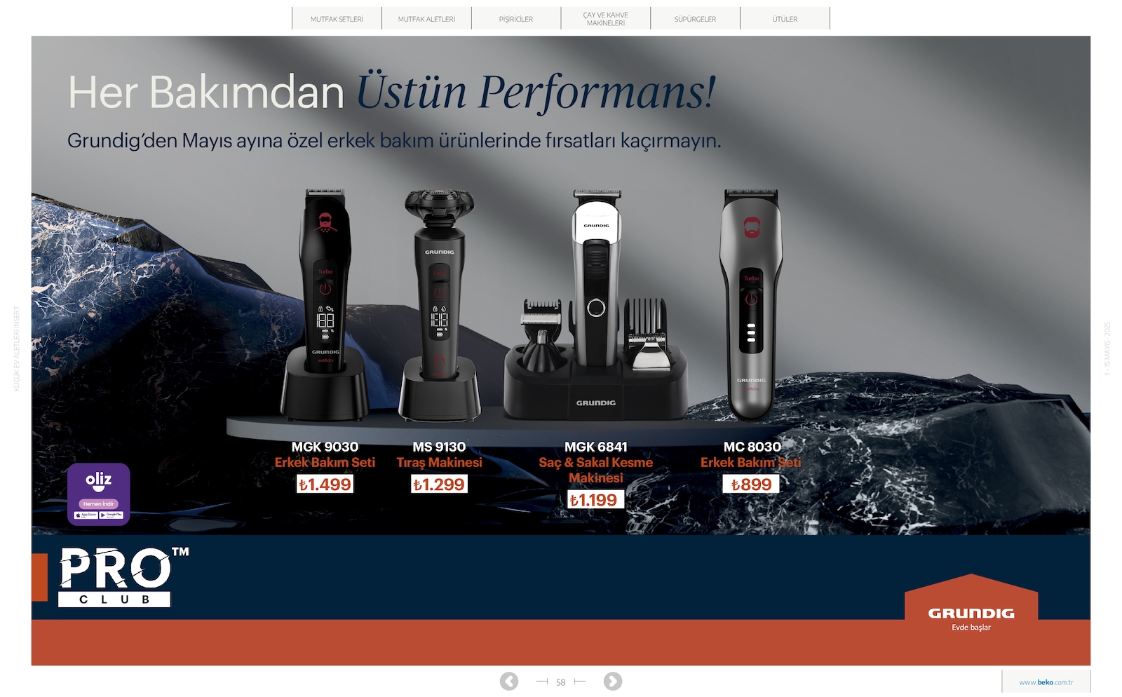 Küçük Ev Aletleri Broşürü - Sayfa 58