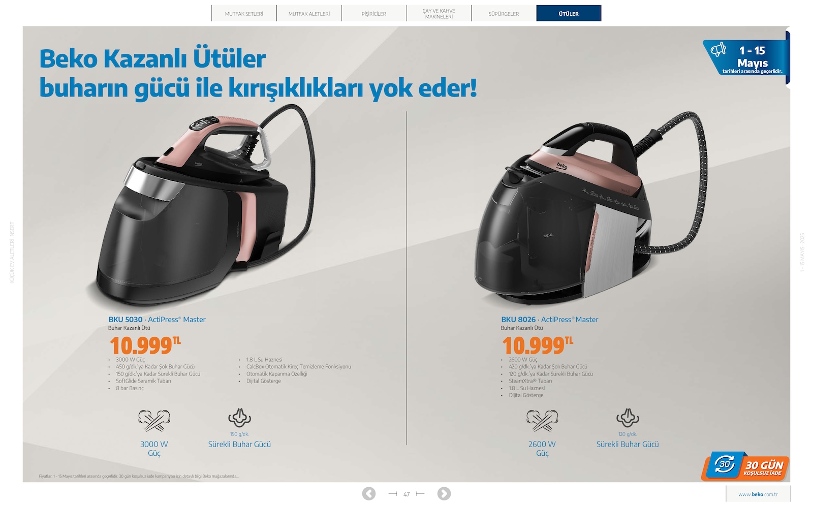 Küçük Ev Aletleri Broşürü - Sayfa 47