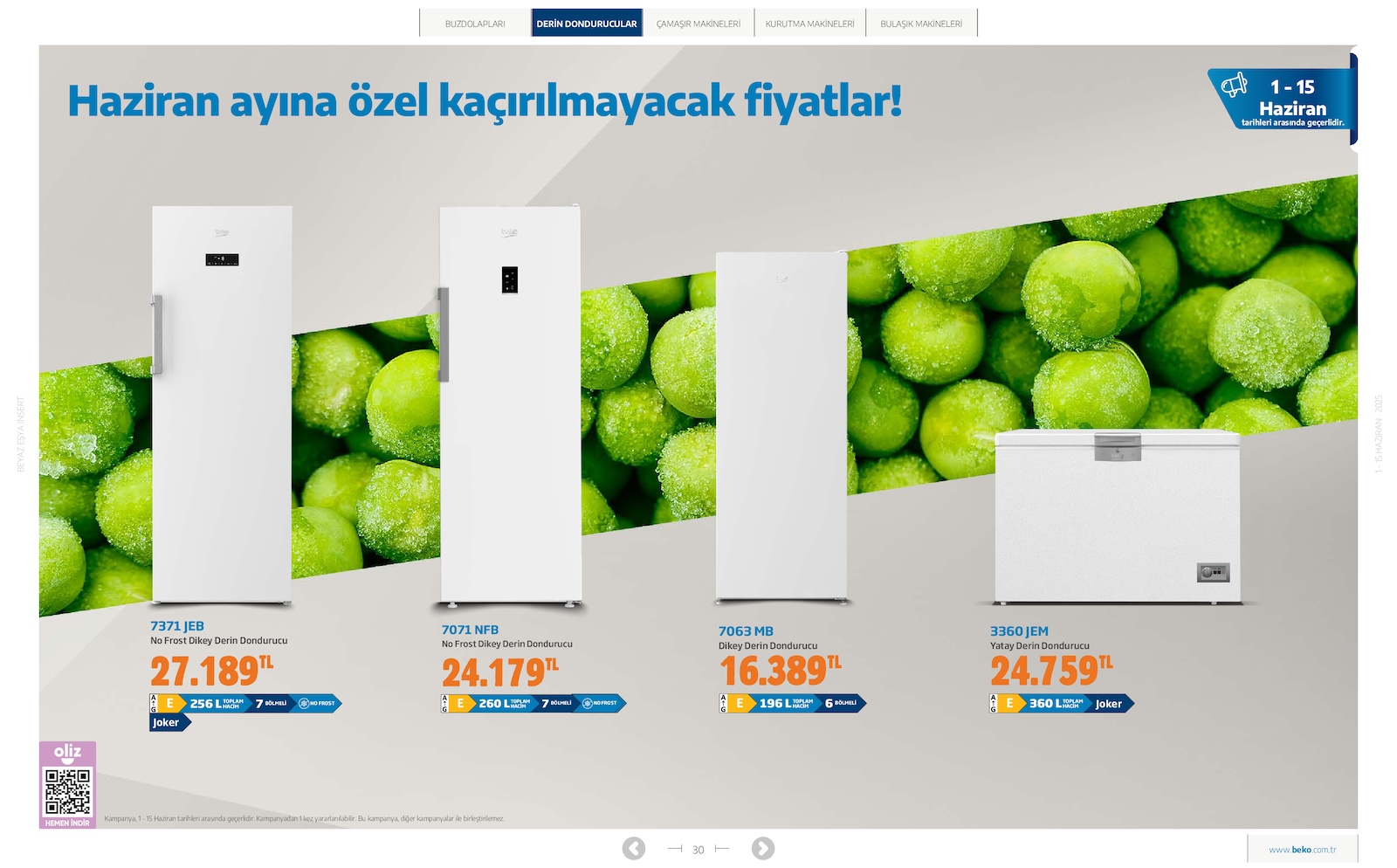 Beyaz Eşya Broşürü - Sayfa 30