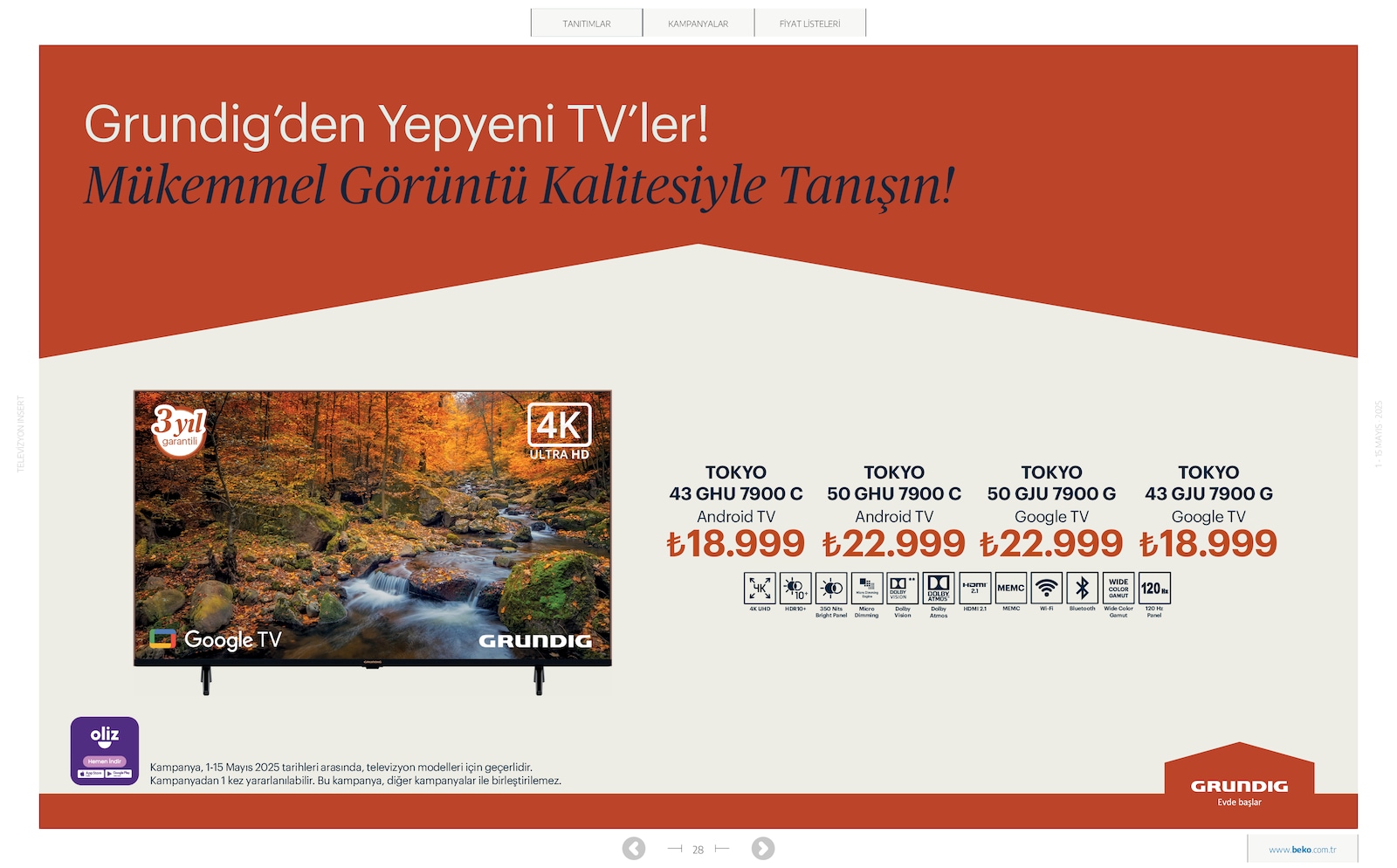 Elektronik TV Broşürü - Sayfa 28