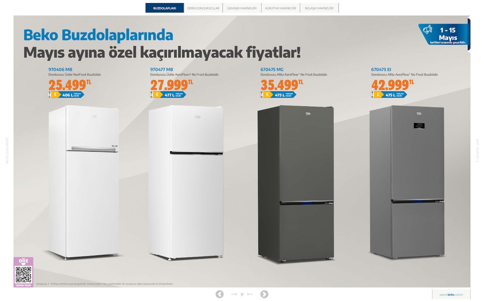 Beyaz Eşya Broşürü - Sayfa 17