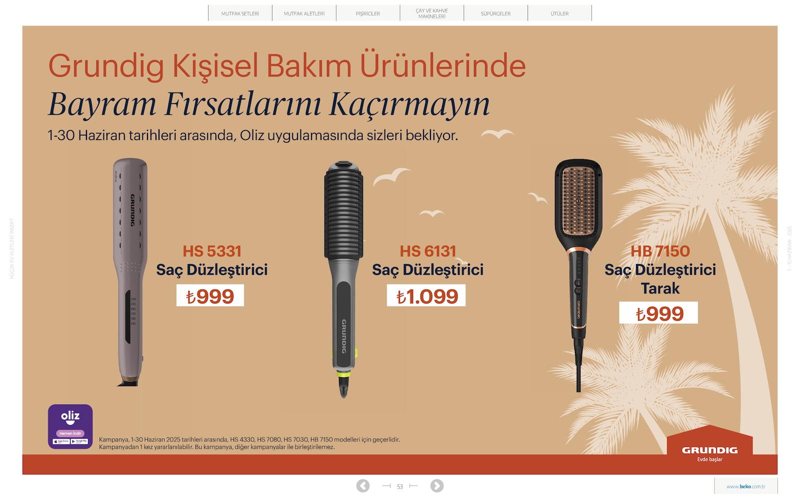 Küçük Ev Aletleri Broşürü - Sayfa 53