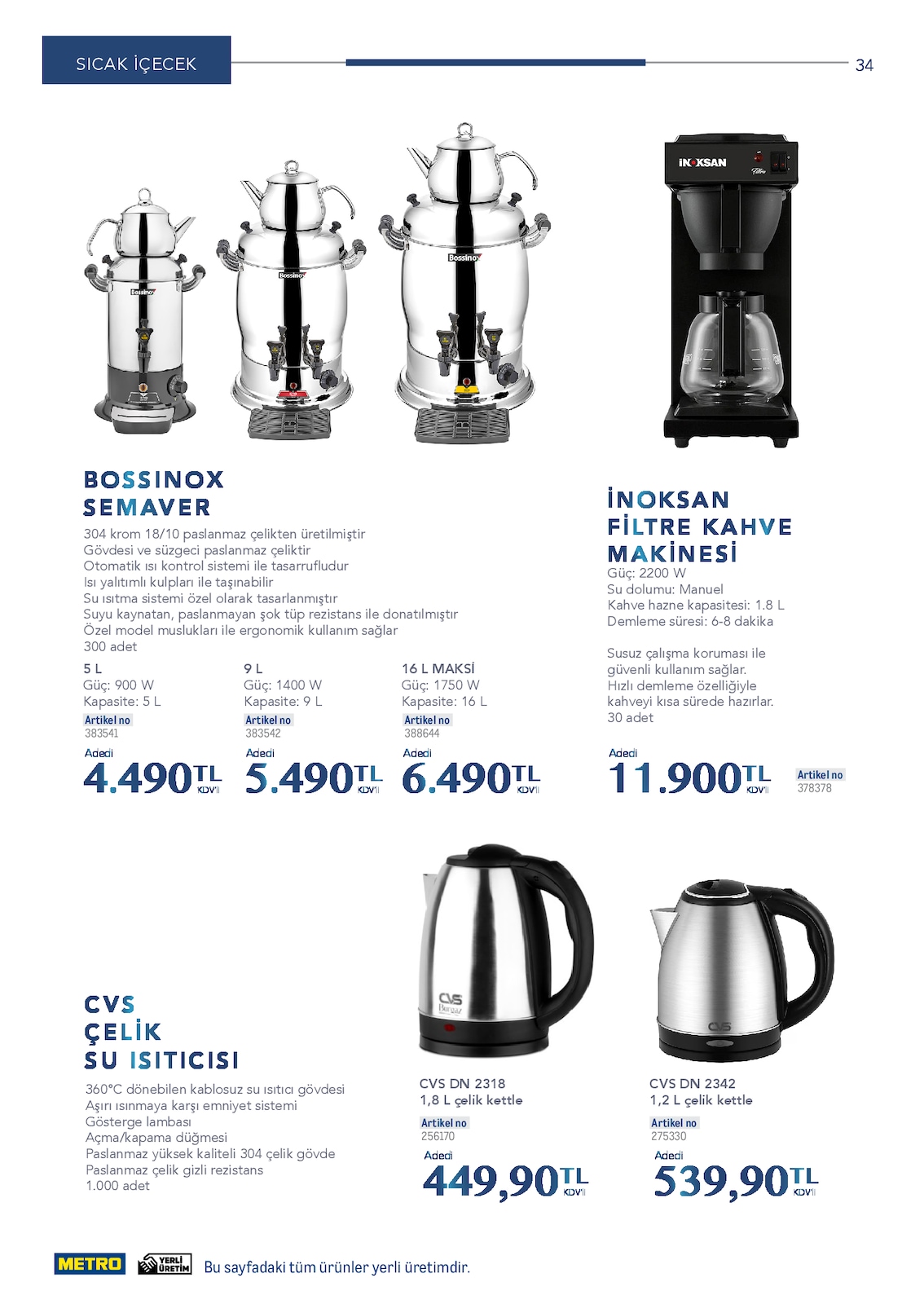 Horeca Profesyonel Çözümler - Sayfa 34
