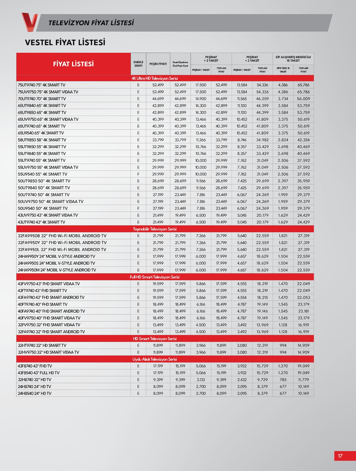 TV - Ses Broşürü - Sayfa 17