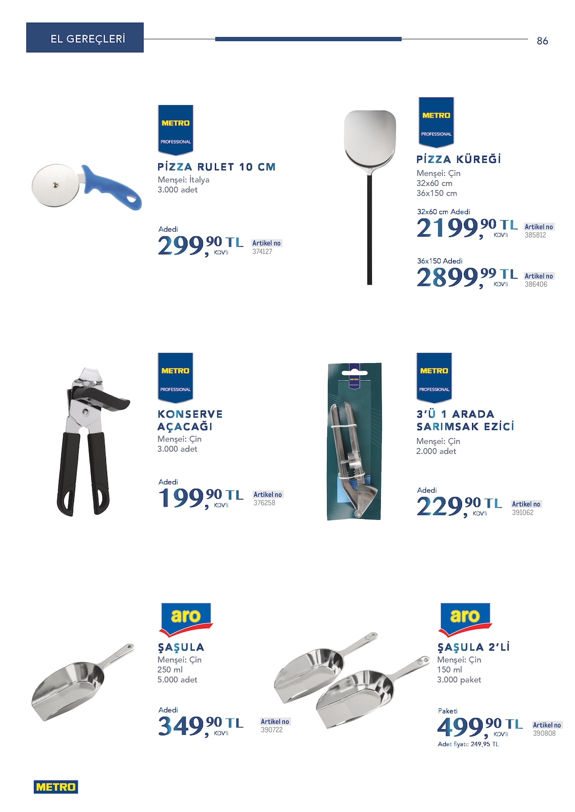 Horeca Profesyonel Çözümler - Sayfa 86