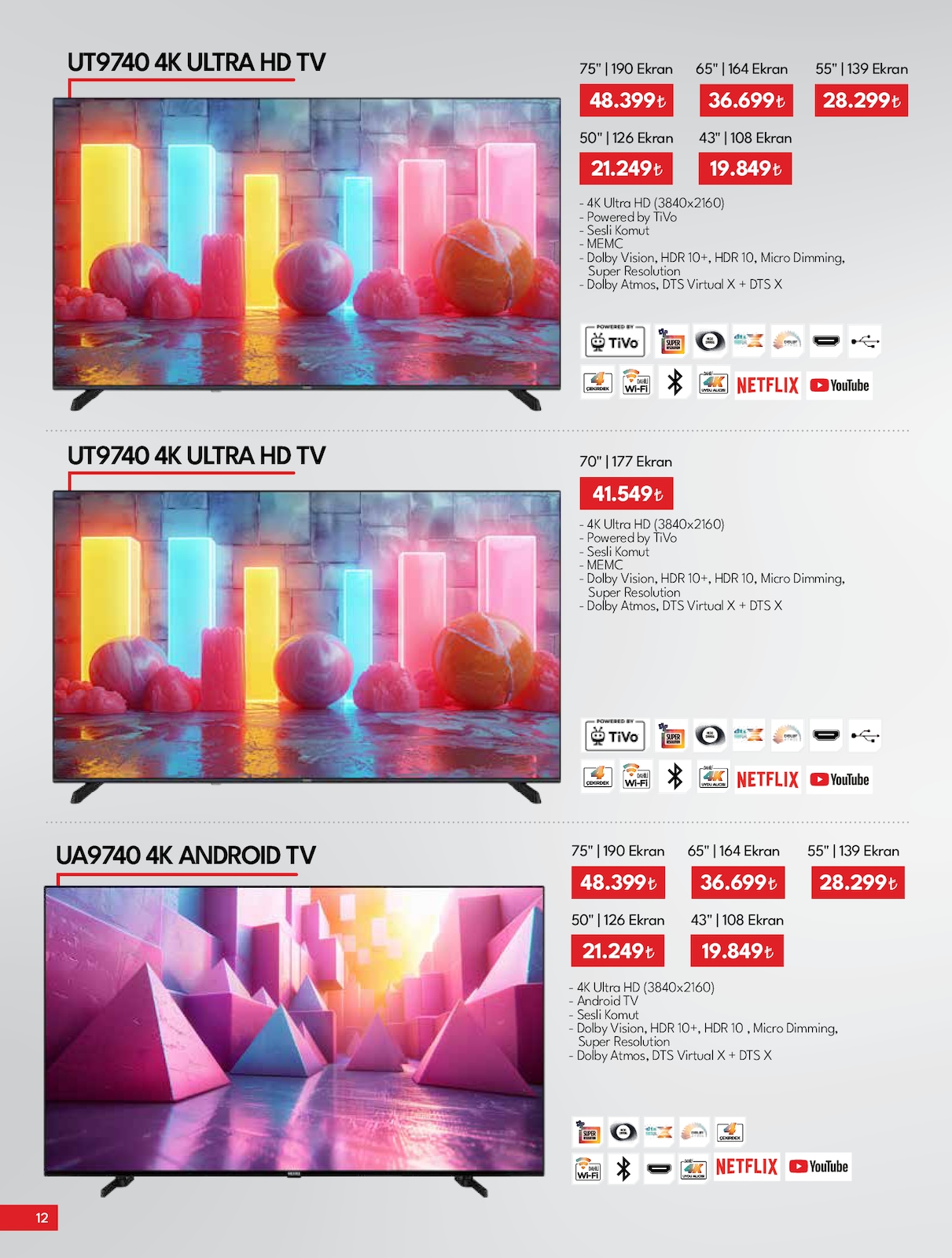 TV - Ses Broşürü - Sayfa 12