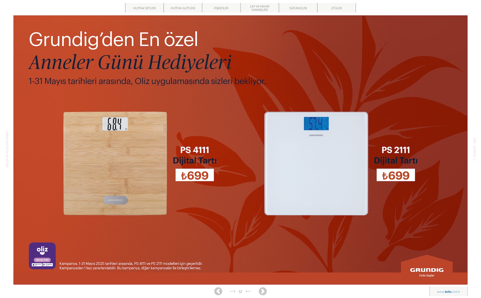 Küçük Ev Aletleri Broşürü - Sayfa 57