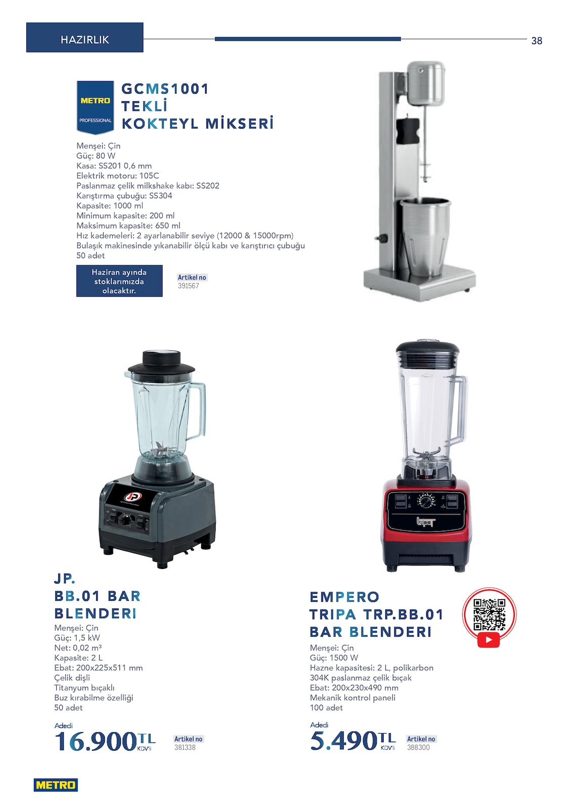 Horeca Profesyonel Çözümler - Sayfa 38