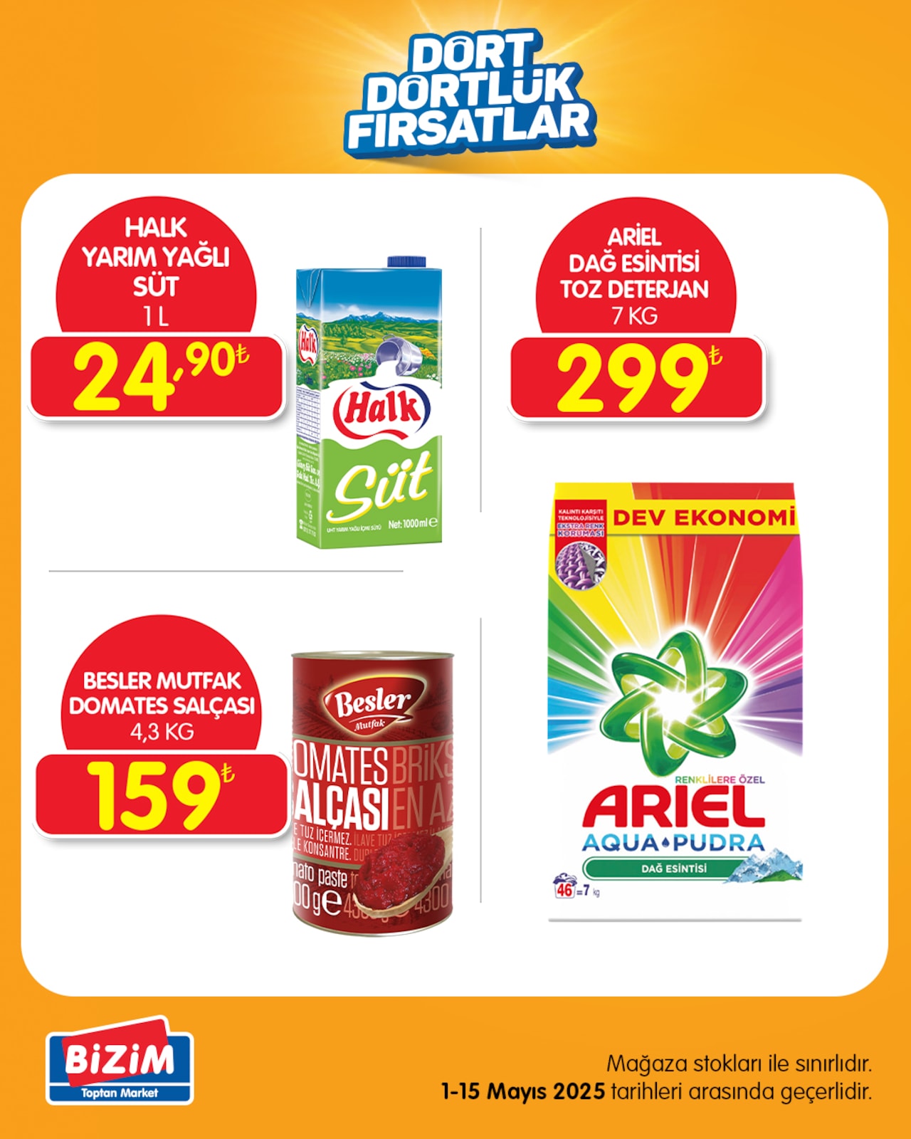 Dört Dörtlük Fırsatlar - Sayfa 1