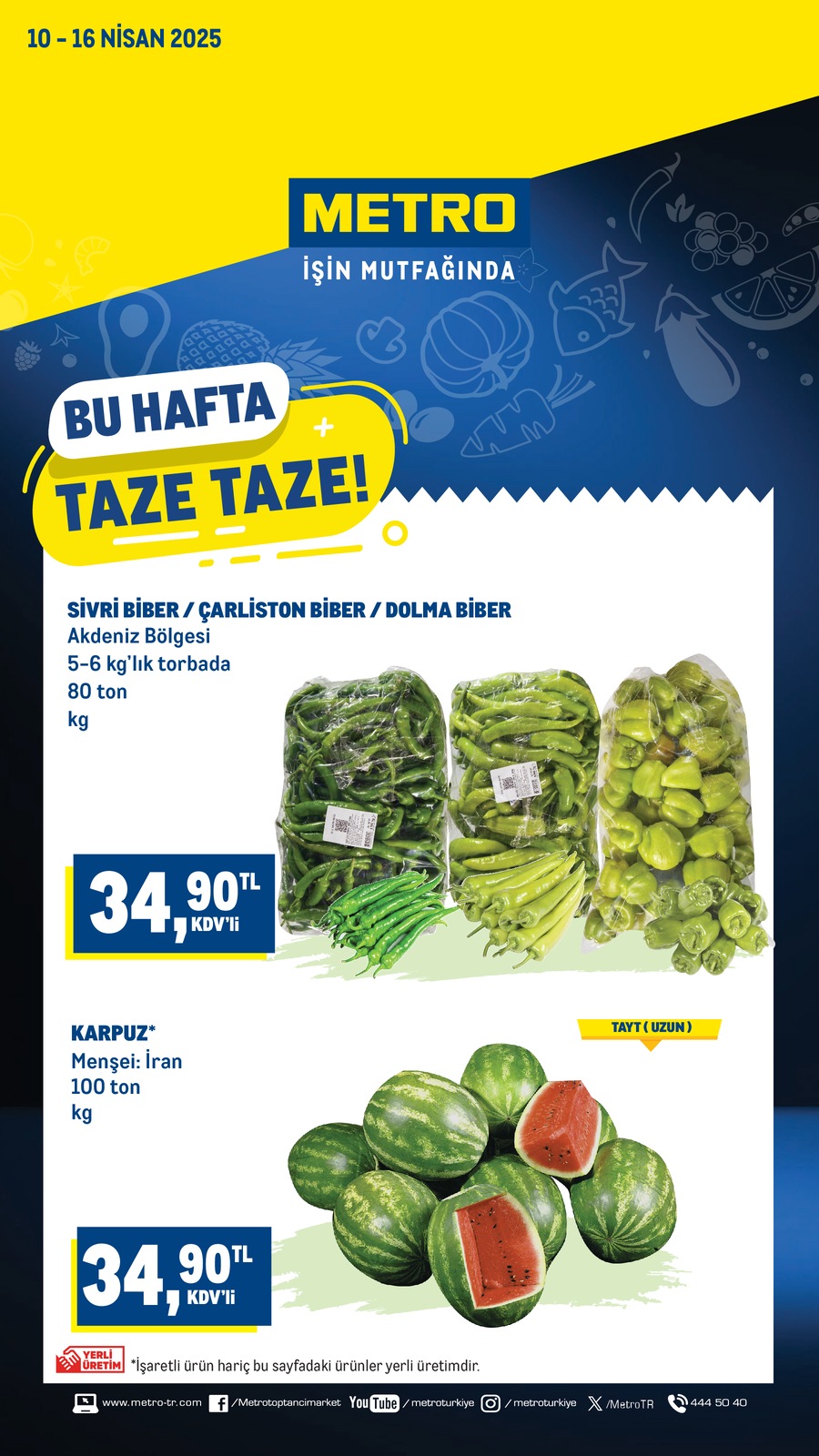 Taze Ürünler - Sayfa 1