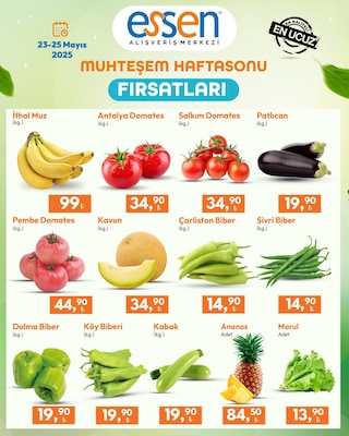 Hafta Sonu İndirim Broşürü