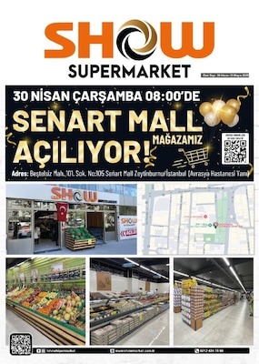 Senart Mall Şubesi Açılış İndirim Broşürü