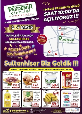 Sultanhisar Şubesi'ne Özel Açılış İndirim Broşürü