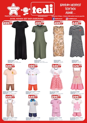 Tedi İndirim Broşürü Kapak Görseli