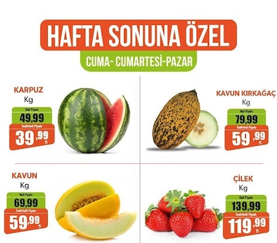 Hafta Sonu İndirim Broşürü