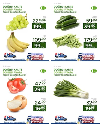 CarrefourSA Manav İndirim Broşürü Kapak Görseli