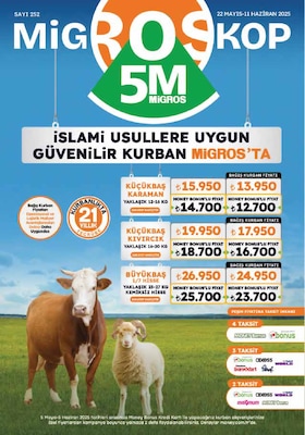 Migros 5M Migroskop Broşürü Kapak Görseli
