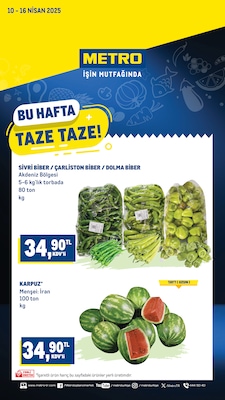 Taze Ürünler