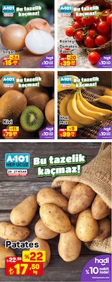 A101 Hafta Sonu İndirim Broşürü Kapak Görseli