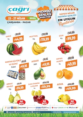 Manav İndirim Broşürü